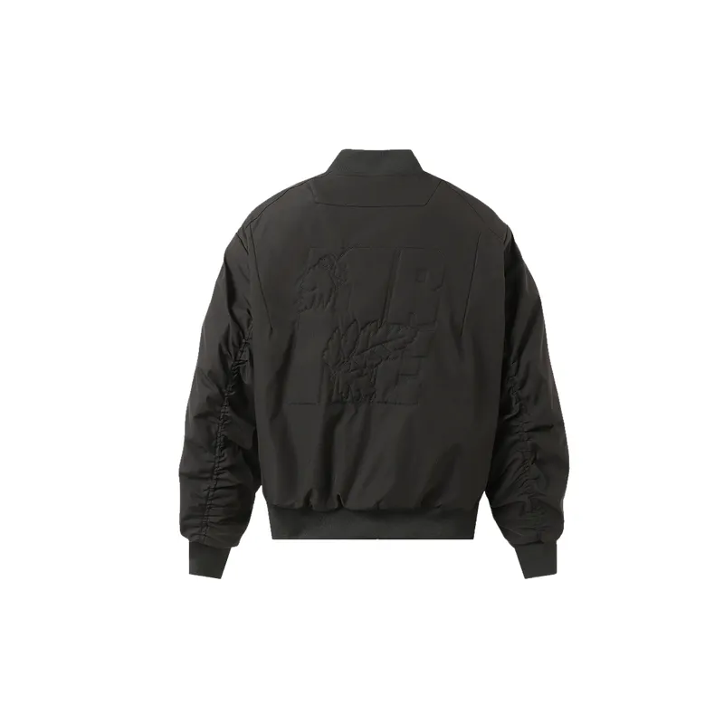 Loose Zipper Baseball Jersey-1
