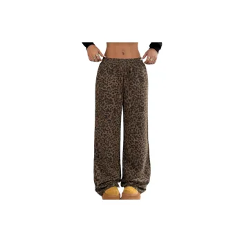 Street Straight Leg Cotton Casual Pants Women