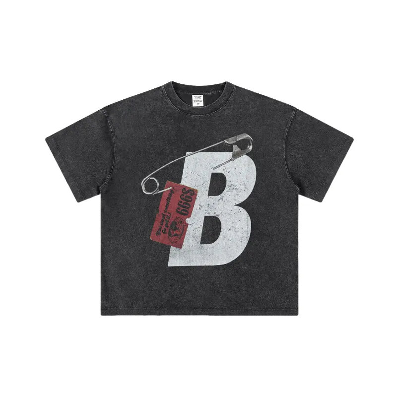 Fashionable Simple 100% Cotton T Shirt-4