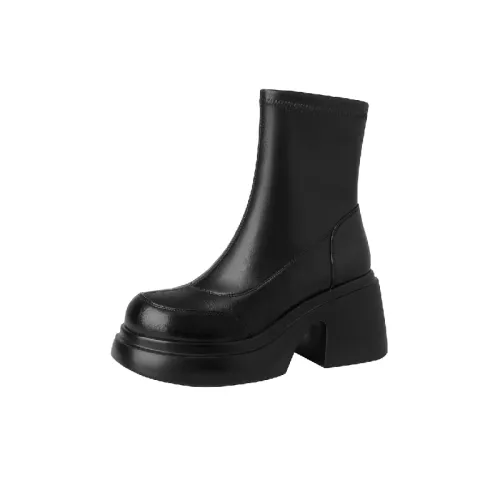 Simple Retro Ankle Boots