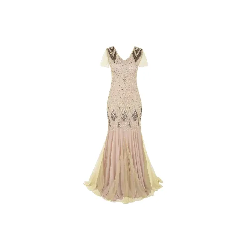 Retro Sequins Dress Women
