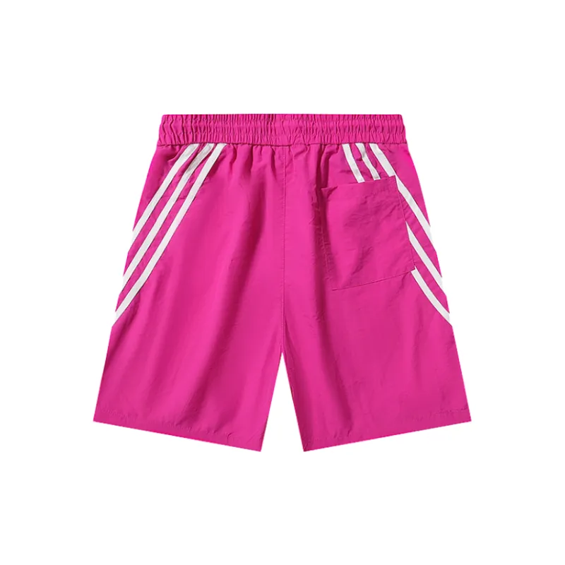 Fashionable Striped Blended Synthetic Fabrics Casual Shorts-1