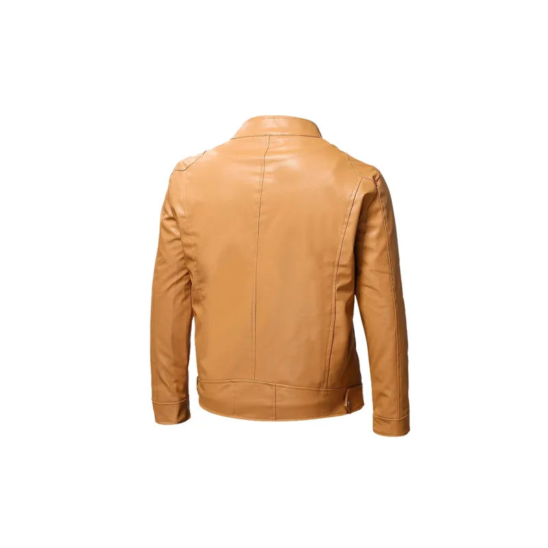 Casual Basics Artificial Leather Jacket-1