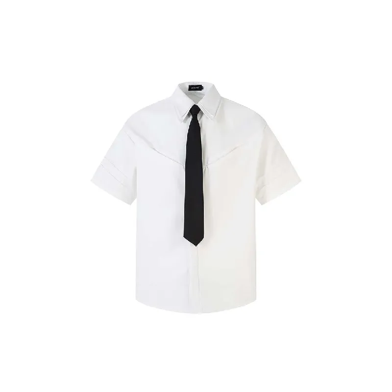 Loose Casual Cotton Blended Fabric Shirt-4