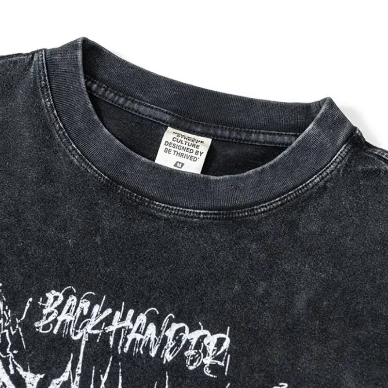 Fashionable Loose 100% Cotton T Shirt-8