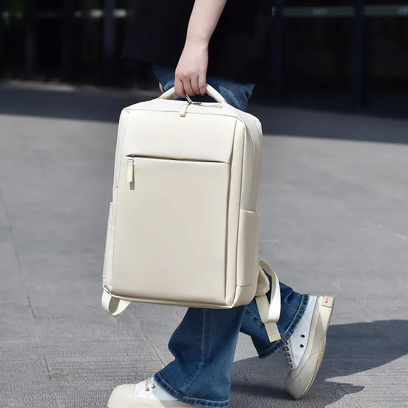 Simple Plain Backpack-2
