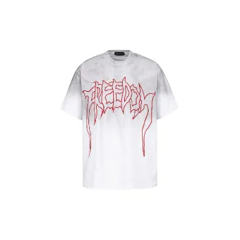 Fashionable Embroidered 100% Cotton T Shirt