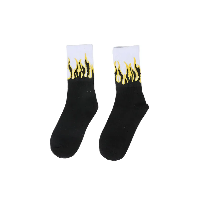 Fashionable Sporty 100% Cotton Mid Calf Sock-1