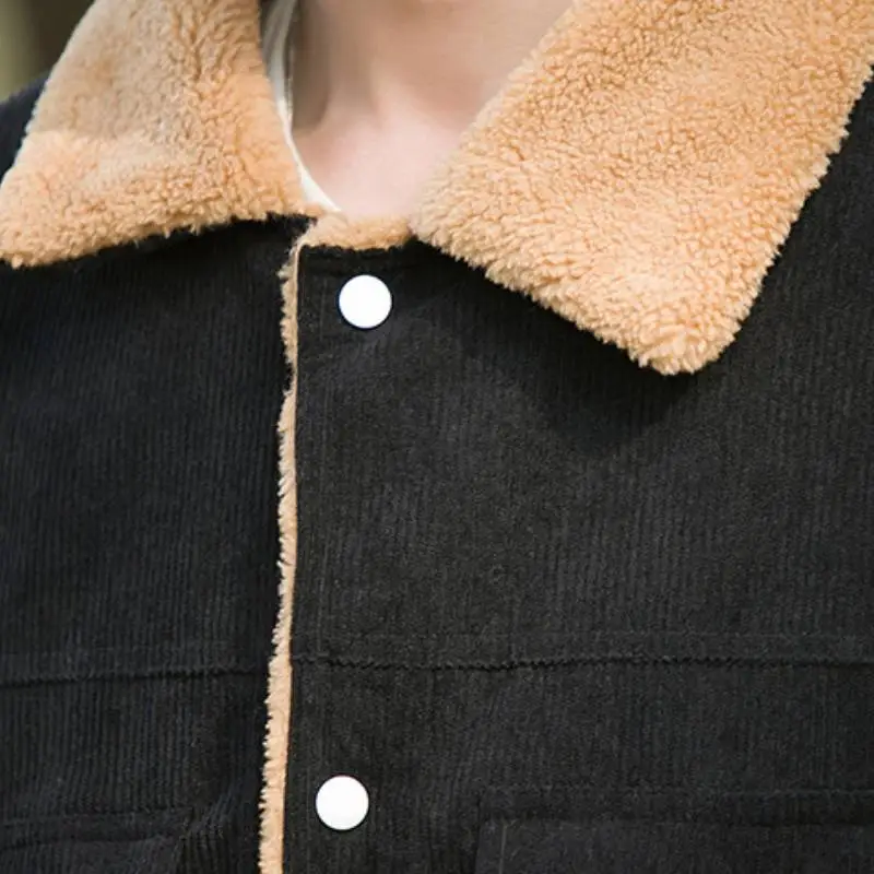 Casual Warming Corduroy Jacket-9