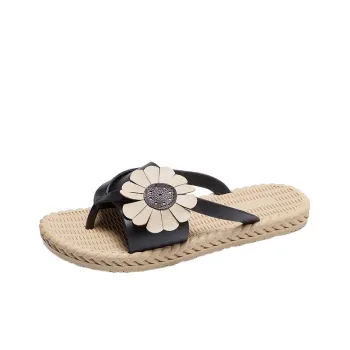 Fashionable Flowers Beach Sandals