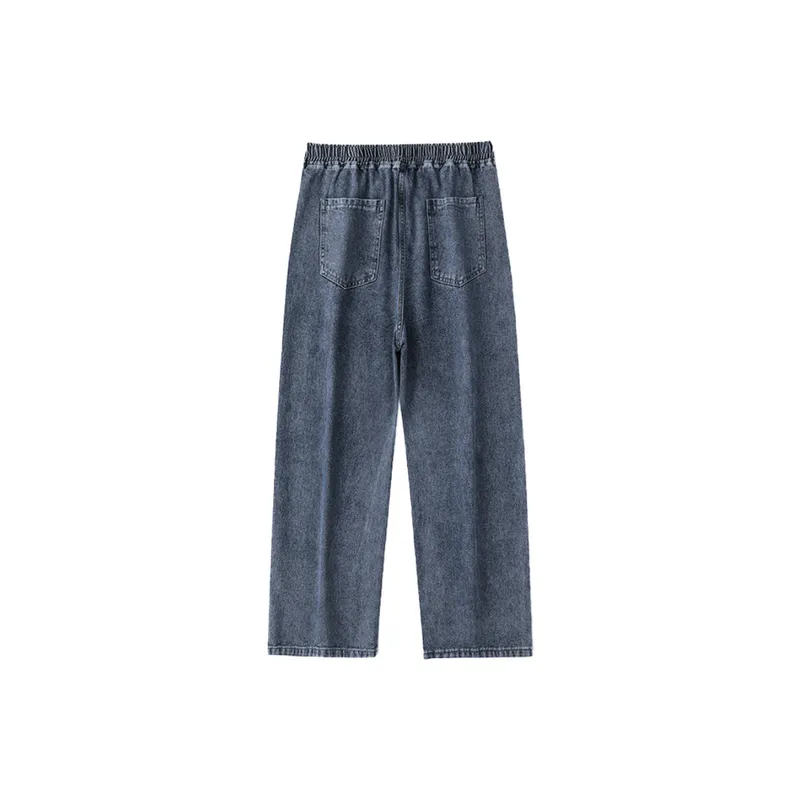 Casual Straight Leg Jeans-1