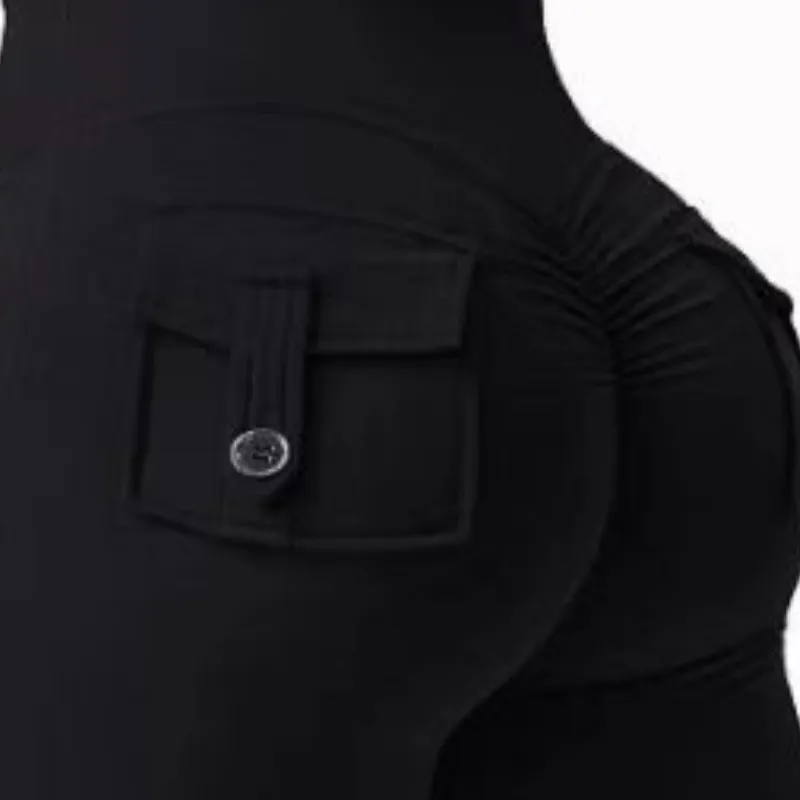 Sports Fashionable Blended Synthetic Fabrics Casual Pants Women-2