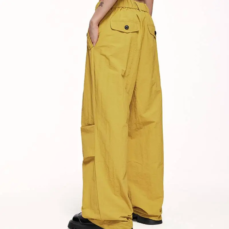 Street Loose 100% Nylon Casual Pants-3