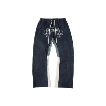 Denim Pants Deerskin Velvet Warm Casual Straight Jeans