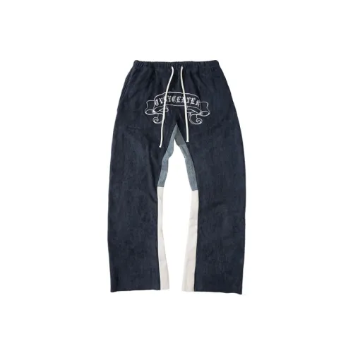 Denim Pants Deerskin Velvet Warm Casual Straight Jeans