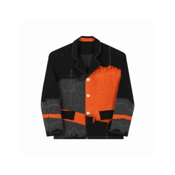 Casual Color Matching Suit Jacket