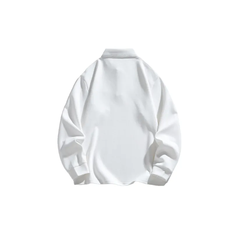Simple Embroidered Pique Polo-9