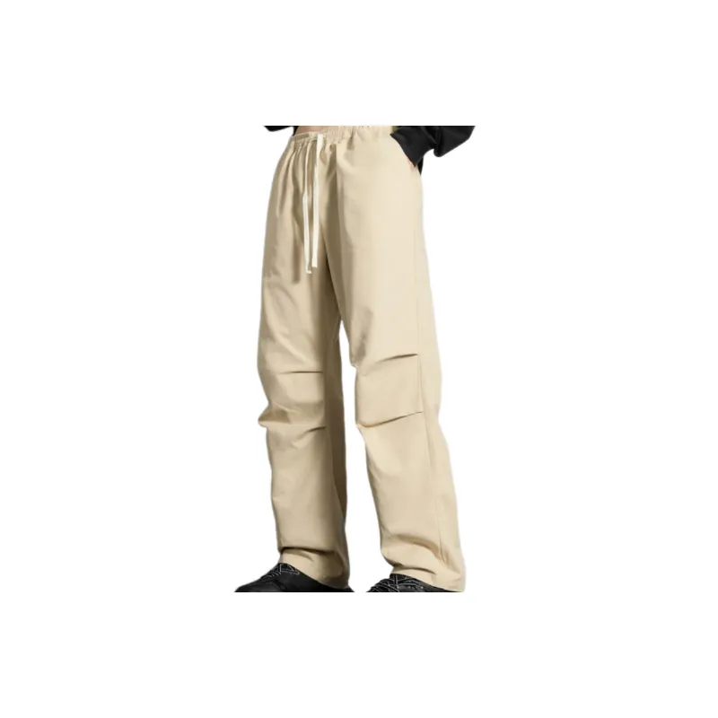 Simple Casual Blended Synthetic Fabrics Cargo Pants Unisex-0