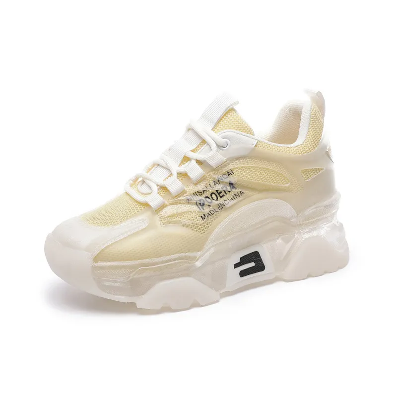 Breathable Sneakers Thick Bottom Inner Height Increasing-2