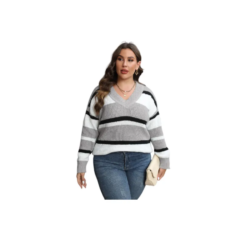 Street Fashionable Polyester Fleece Sweater Women-0