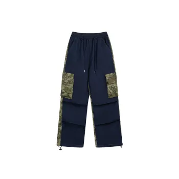 Retro Multi Pocket Loose Pants
