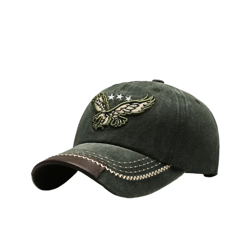 Retro Simple Peaked Cap Man-6
