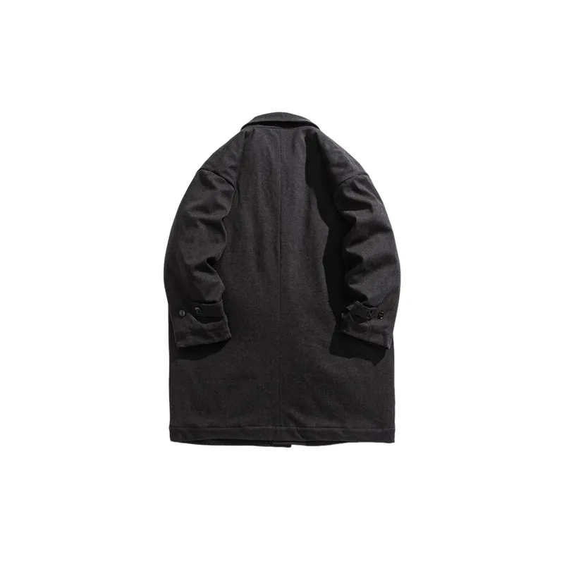 Retro Loose Woolen Fabric Coat-1