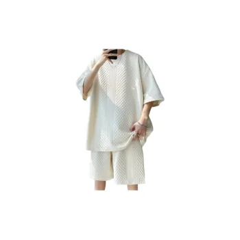 Casual Short Sleeved Shirt And Shorts Set