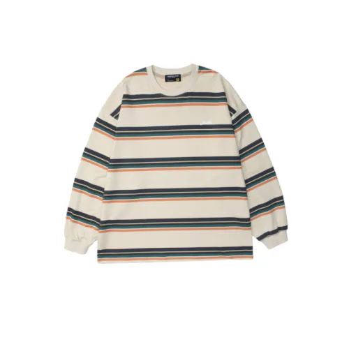 Retro Striped Loose Casual Long Sleeve T-shirt