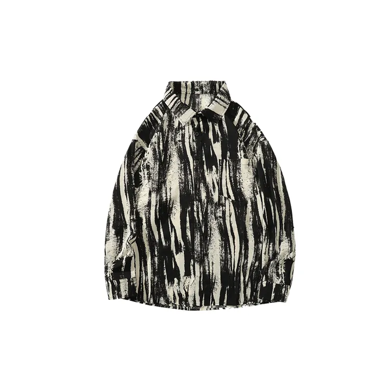 Large Size Shirt   Retro Casual Jacket-0