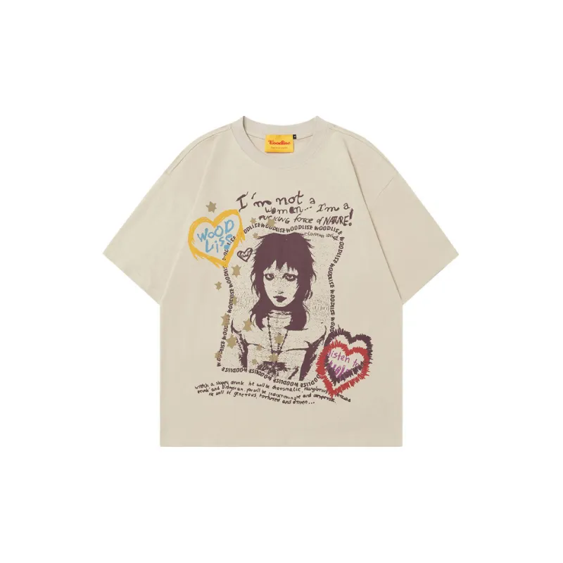 Street Fashion 100% Cotton T Shirt-0