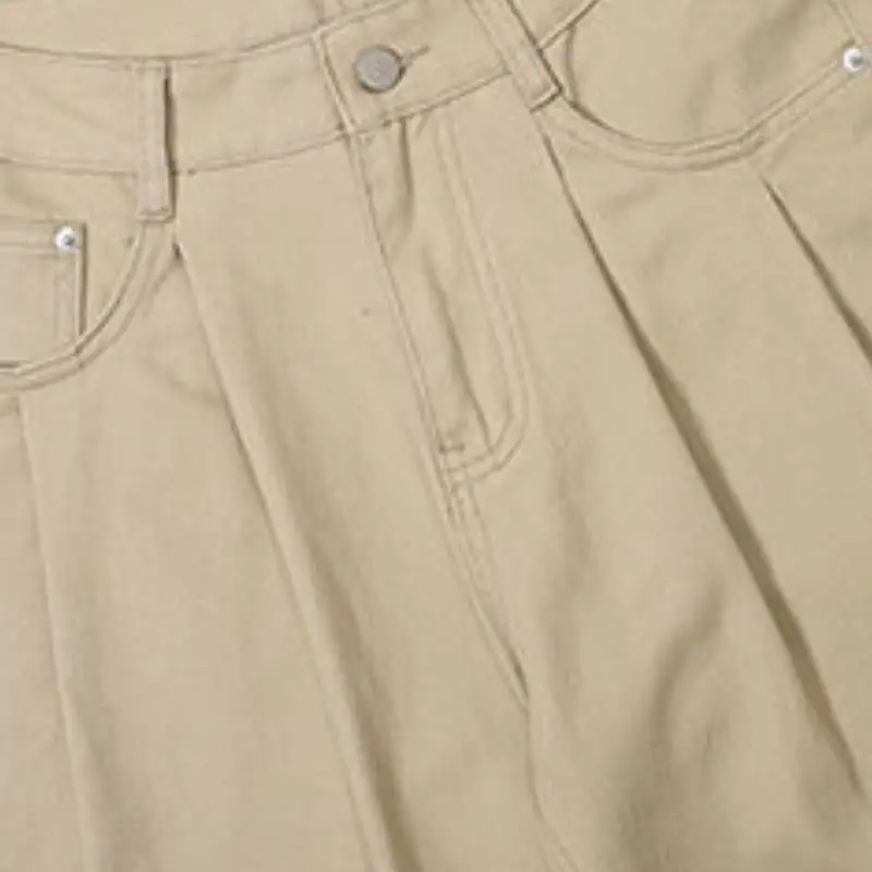 Retro Loose Cotton Casual Pants-7