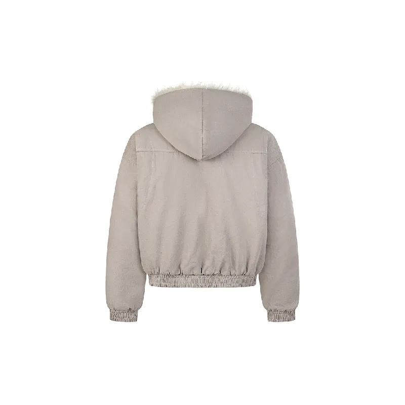 Simple Trendy Cotton Quilted Jacket-1