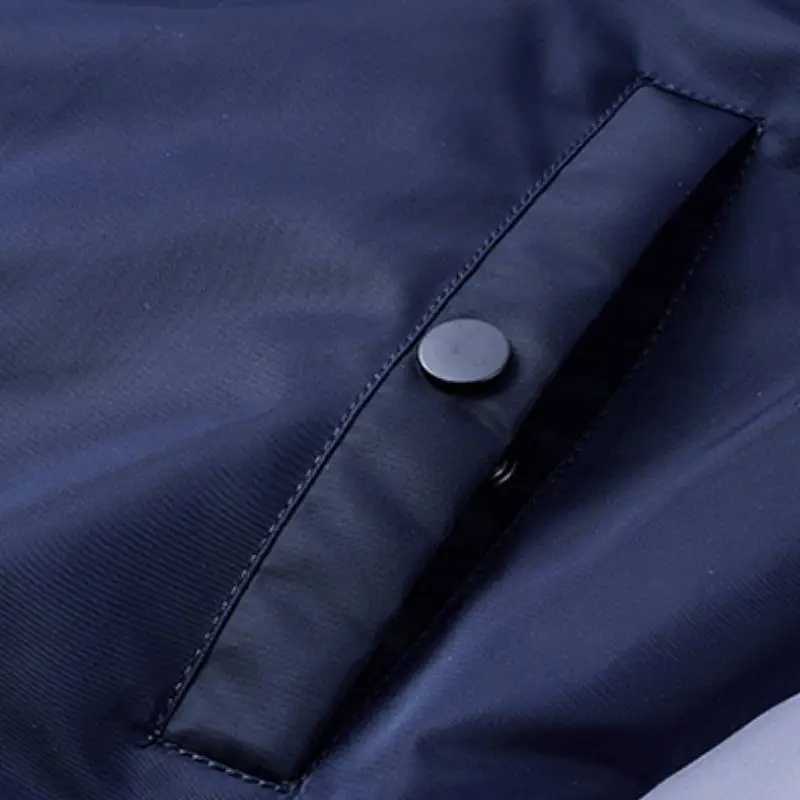 Plain Loose Nylon Jacket-3