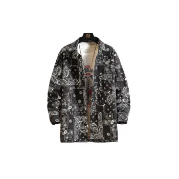 Trendy West Coast High Street Retro Jacket Cashew Flower