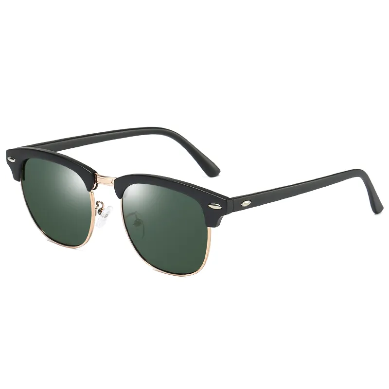 Retro Plain Sunglasses Unisex-2