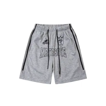 Trendy Letter Embroidered Shorts