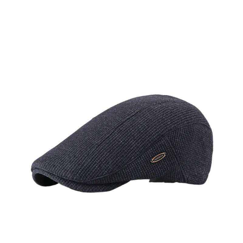 Fashionable Retro Beret Man-0