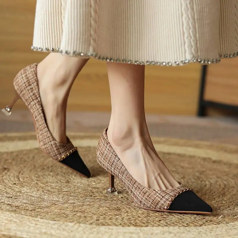 Fashionable Chain High Heels-2