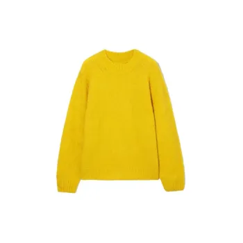 Basics Plain Polyester Sweater Women