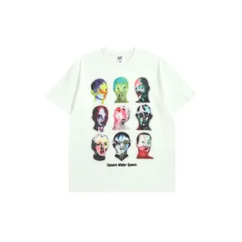 Funny Print Small Collar T Shirt