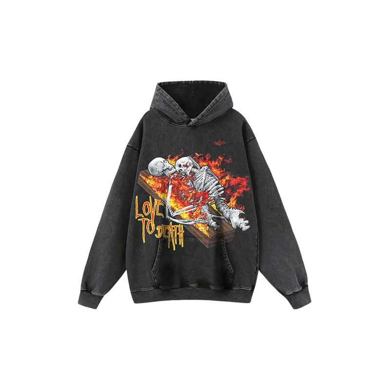 Fashionable Skull Sweatshirt-0