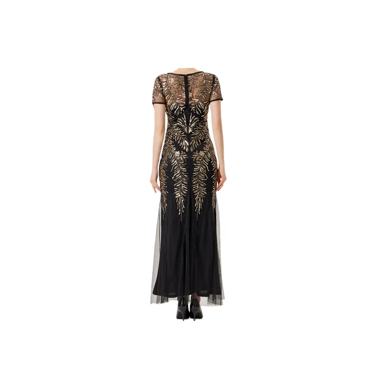 Elegant Retro Dress Women-2