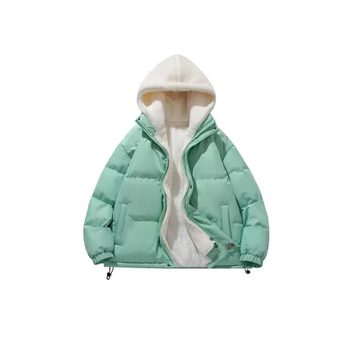 Student Fashionable Fleece-lined Thickened Loose Warm Cotton-padded Coat