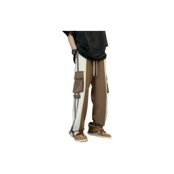 High Street Striped Casual Pants