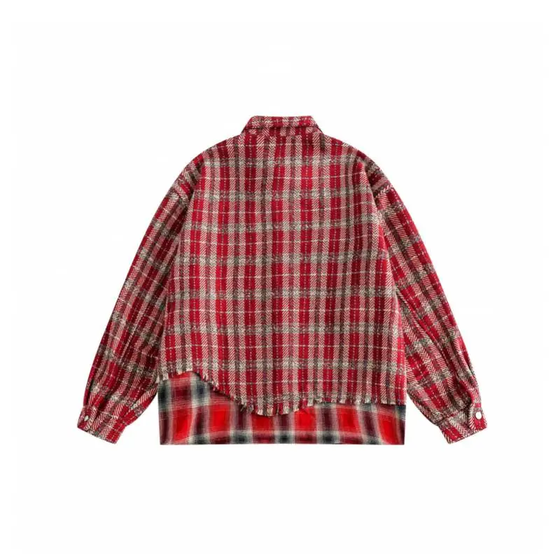 Trendy Retro Plaid Loose Jacket-7