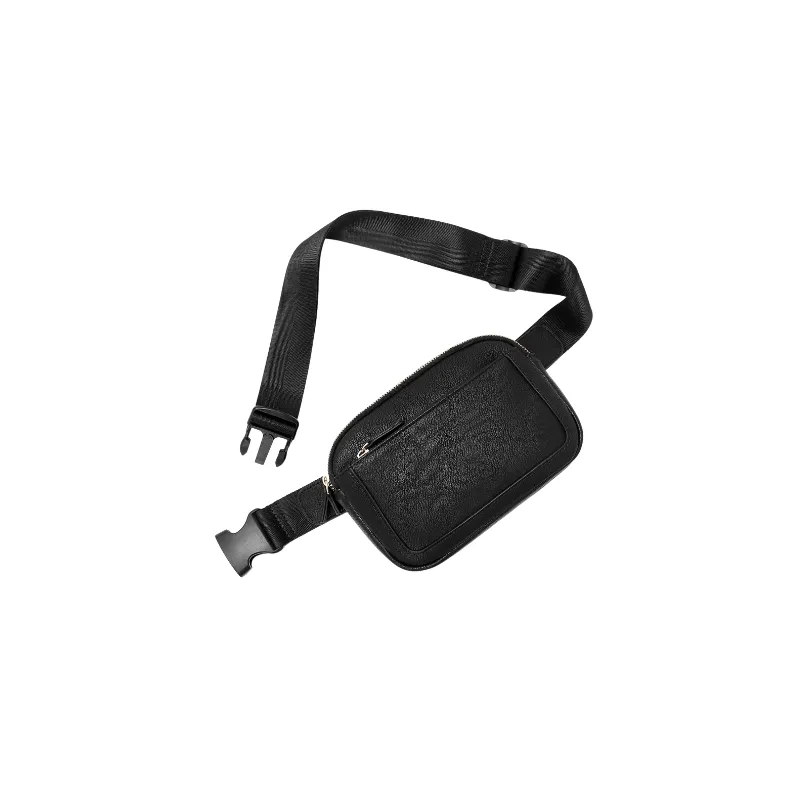 Simple Zipper Sling Bag Women-1