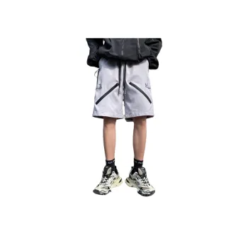Functional Zipper Casual Pants