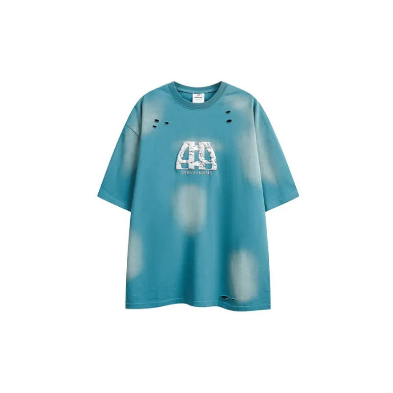 Trendy Loose 100% Cotton T Shirt-0