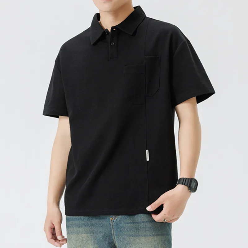Business Plain Cotton Polo-2